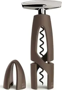 Corkscrew PEUGEOT Altar 17 cm Basalt – waiter’s corkscrew, double hinge, stainless steel worm