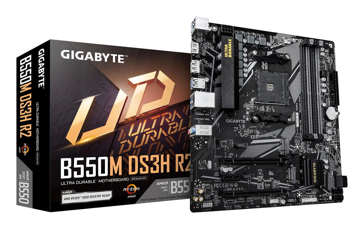 GIGABYTE B550M DS3H R2 Mātesplate -