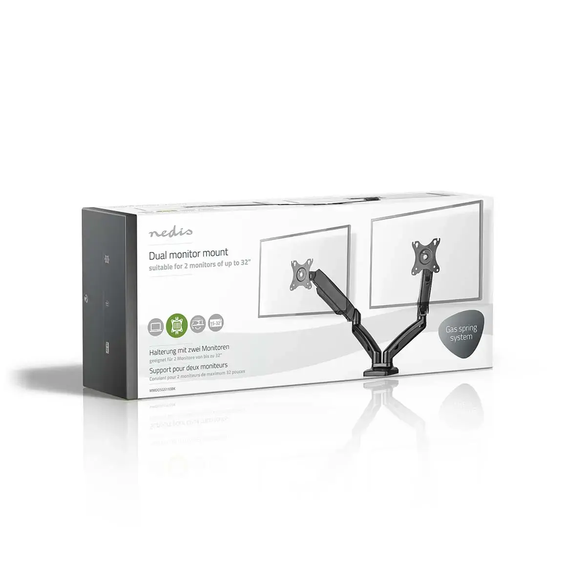 Monitoru statīvs Nedis MMDOSGS110BK Photo 9