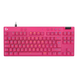 Spēļu tastatūra Logitech G 920-013249 USB AZERTY Francūžu Rozā Tenkeyless