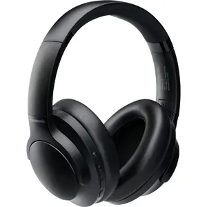 Panasonic RB-HX330B Wireless & Wired Headset Black Bluetooth 5.3 Active Noise Cancelling Circumaural Built-in Microphone USB Type-C