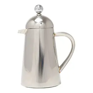 French Press La Cafetiere GB40LCTHERM8CPSIL 1000 ml (8 cups) stainless steel, silver, double‑wall, hermetic filter