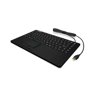 KeySonic KSK-5230IN keyboard Office USB QWERTZ German Black Mini 87 keys