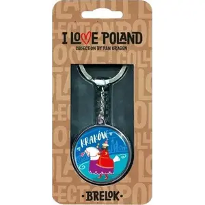 Брелок Pan Dragon ILP-BRE-A-KRA-08 «I love Poland Kraków» — сувенирный брелок