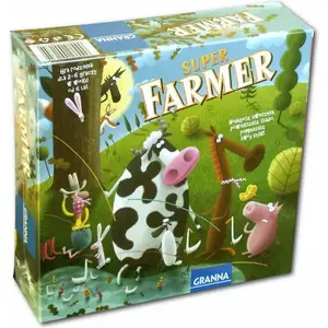 Настольная игра Granna Super Farmer с Ранчо — семейная стратегическая игра Granna