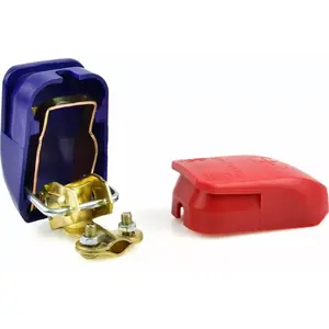 Battery clamp set GEKO G02403 800A, 2-piece self-locking jumper cable clamps