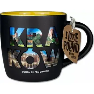 Mug TEKA Kubek I love Poland - Kraków ceramic souvenir mug