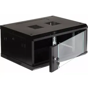 Wall-mounted rack cabinet Delta EPRADO-R19-4U/450-BLUE — 4U, 450 mm depth, blue