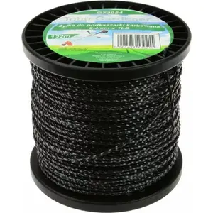 Леска для триммера GEKO G73954 карбованная 2.4 мм × 122 м (1 lb) для кусторезов