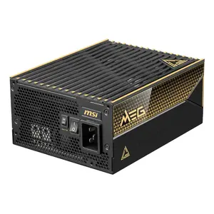 Блок питания MSI MEG Ai1600T PCIE5 1600 Вт ATX 80 PLUS Titanium полностью модульный, 2×16‑pin PCIe Gen5, 8×SATA, 8×Molex