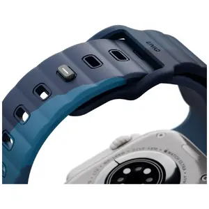 Rezerves gumijas siksniņa Uniq Stride De Rubber priekš Apple Watch 49/46/45/44 mm, storm