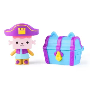 Rotaļlietu figūra un leļļu mājas aksesuāru komplekts Spinmaster Gabby's Dollhouse Baby Box Cat Daudzkrāsains