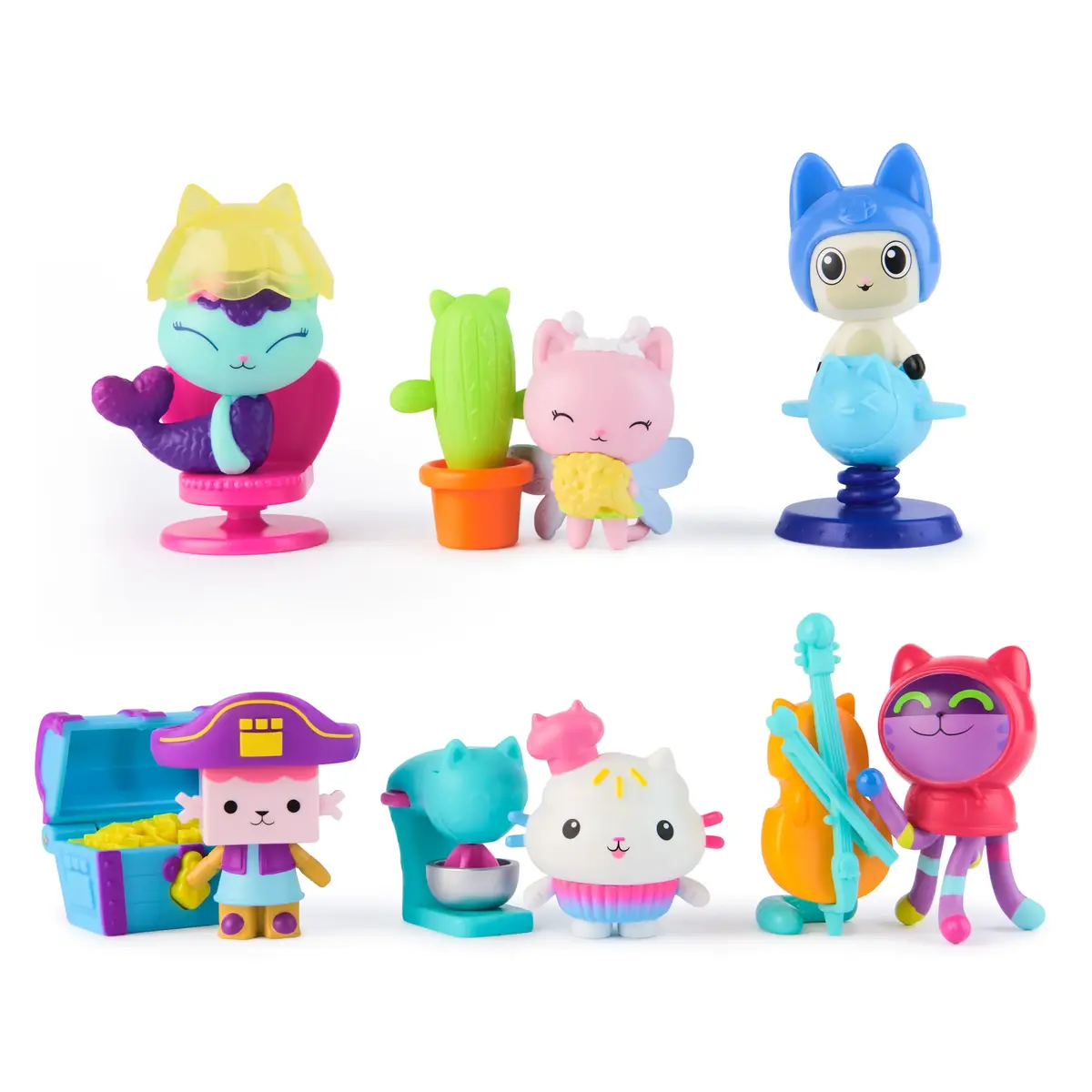 Rotaļlietu figūra un leļļu mājas aksesuāru komplekts Spinmaster Gabby's Dollhouse Photo 8