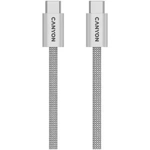 CABLE CANYON OnWire 60MG C-C 60W Magnet Braided 1m Light Grey