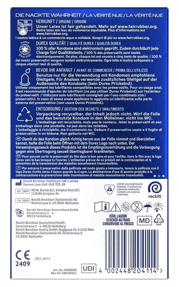 Condoms Durex Performa x10 Photo 6