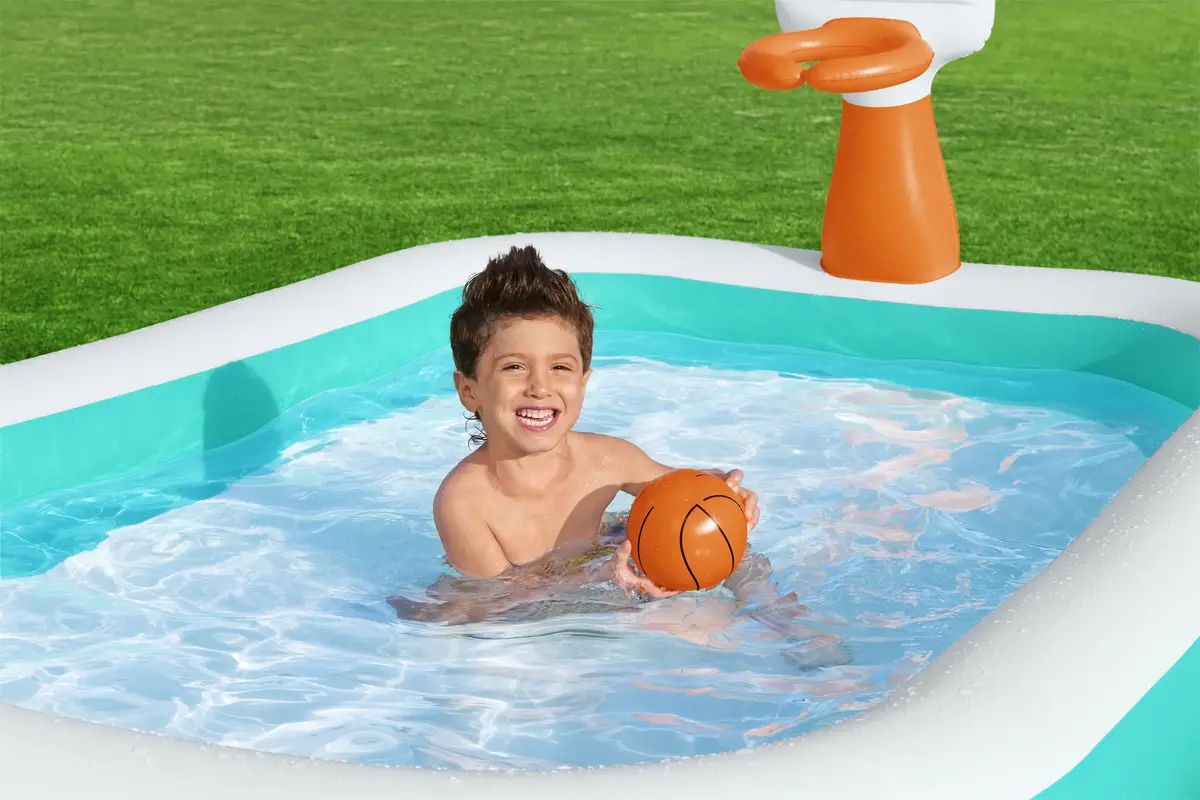 Надувной семейный бассейн Bestway Dunk n' Splash Photo 11