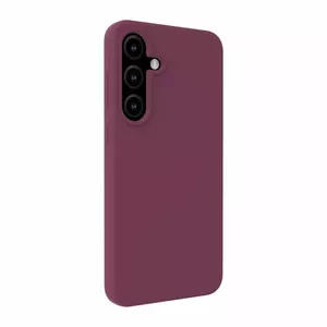 Силиконовый чехол Evelatus для Samsung Galaxy S25 Plus, soft-touch бордовый