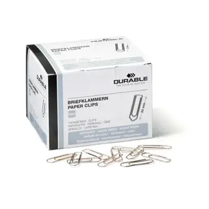 Скрепки Durable 120924, медного цвета, 32 мм, упак. 100 шт.