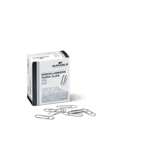 Скрепки Durable 120625, серебристые, 26 мм, упаковка 100 шт.