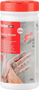Cleaning wipes FISCHER model 567456 — pack of 50 wipes