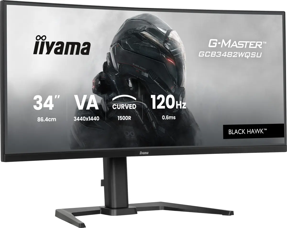Iiyama GCB3482WQSU-B1 Izliekts spēļu monitors 34