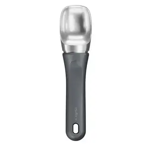 Ложка для мороженого Zyliss E980271, пластиковая ручка с нержавеющей стальной головкой, серый
