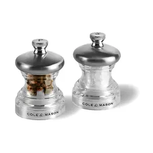 Мельница для специй Cole and Mason H302418 — хромированный корпус, акрил, лезвие из углеродистой стали