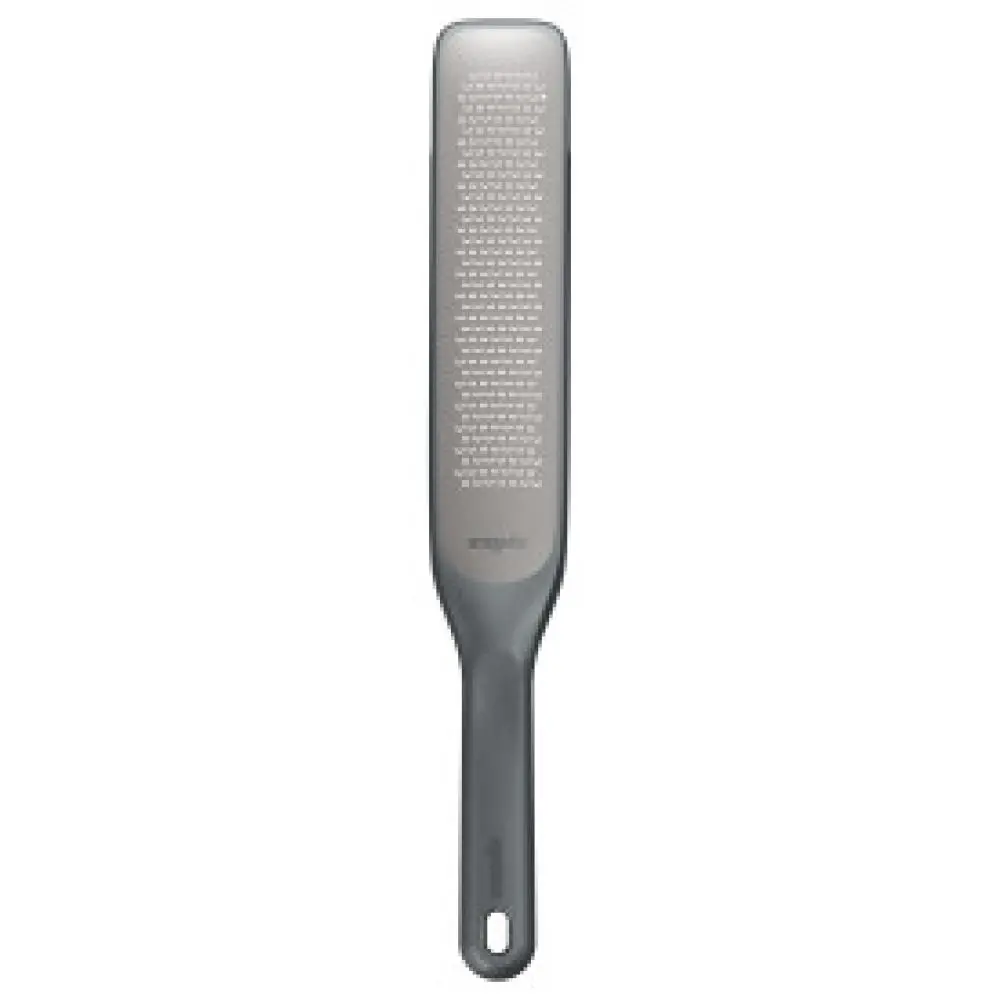 Zyliss E900062 plakanā rīve, melna, nerūsējošais