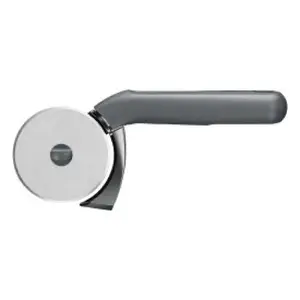 Pizza cutter Zyliss E910071 — stainless steel blade, grey wheat-straw handle, removable blade