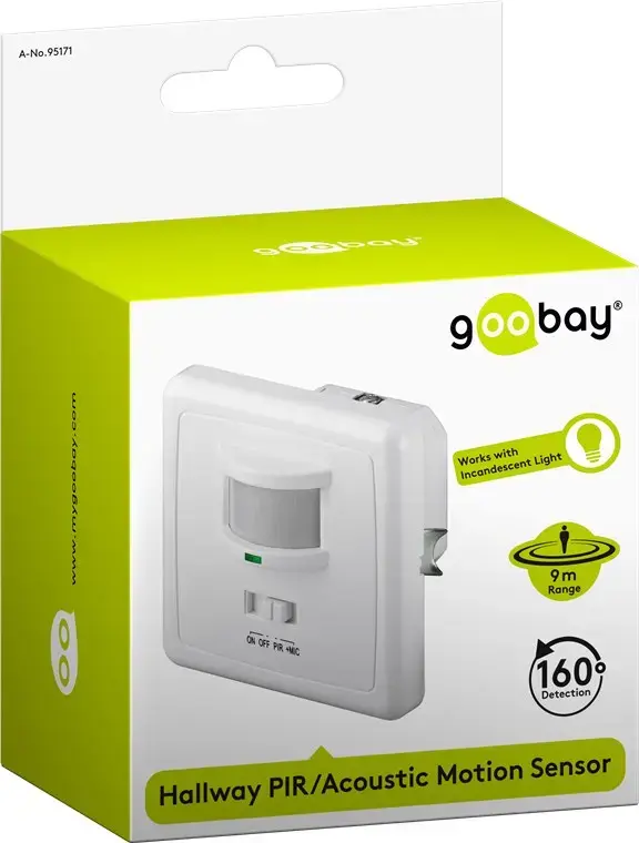 Датчик движения инфракрасный/акустический Goobay Photo 3