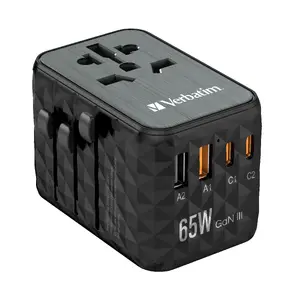 Adapter Verbatim UTA-05 65W Indoor AC Universal Wi-Fi 2.4GHz