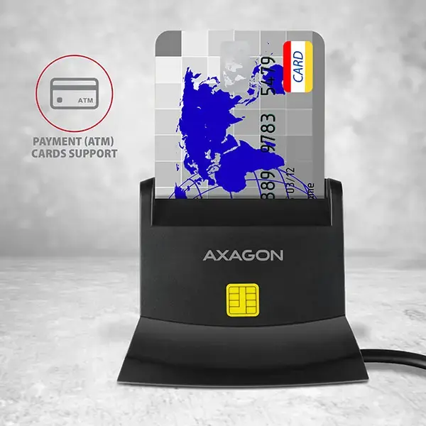 Axagon CRE-SM2 Смарт кард ридер Photo 4