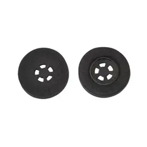 Cushion and Mounting Plate Set for PLANTRONICS POLY EncorePro HW700 — Foam Ear Cushions (2 pieces), Black