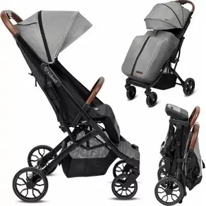 Ratiņi Kidwell COLMER cool grey — pastaigas rati, vienvietīgi, kompakti salokāmi