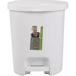 Trash bin Curver pedal 15 L white CUR000143