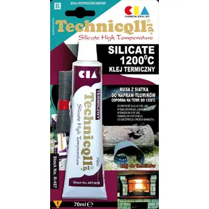 Thermal Adhesive Technicqll R-457 (Silicate) 70 ml — heat resistant up to 1200°C