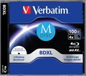 Blu-ray Disc VERBATIM M-DISC BD-R XL 100GB 4x printable