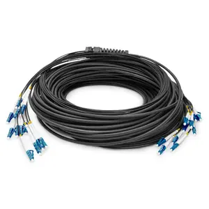 Digitus Pre-assembled Fiberglass Universal Breakout Cable Single Mode OS2 12 Fibers LC/UPC - LC/UPC 150m
