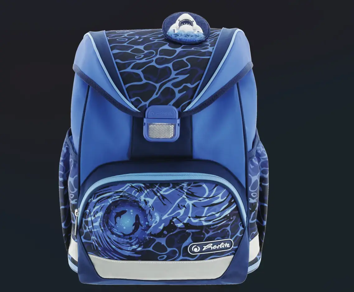 Рюкзак HERLITZ UltraLight Blue Shark 36x28x21 см Photo 2