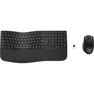 HP 680 Comfort Dual-Mode Keyboard and Mouse Combo Full-size Wireless Bluetooth