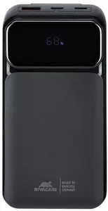 Portable Power Bank Rivacase VA2221 — 20000 mAh LiPo, PD 3.0 & QC 3.0, 3 ports (1×A, 2×C), 22.5 W output