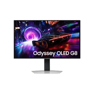 Монитор Samsung S32FG810SU 32" OLED 2160 x 3840 4K UHD, 0.03 мс, 178° обзора, VESA, с регулировкой по высоте, серебристый
