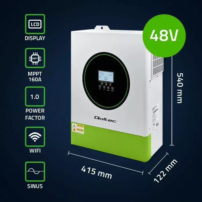 Инвертор для автономной системы QOLTEC 11000W 53862 Photo 2