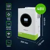 Гибридный солнечный инвертор QOLTEC 53866 Photo 2