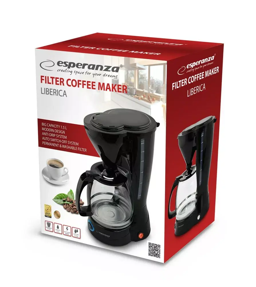 Filtrējamo kafijas automāts ESPERANZA EKC009 Photo 5