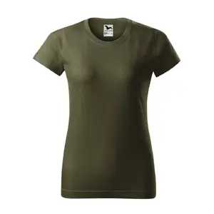 Футболка MALFINI Basic 134, женская, цвет Military, плотность 160 г/м², размеры по маркировке