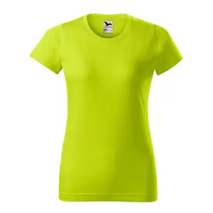 Футболка MALFINI Basic 134 женская, 160 г/м², Lime Punch, доступные размеры