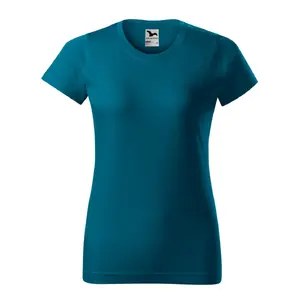 Женская футболка MALFINI Basic 134 Петроль 160 г/м²