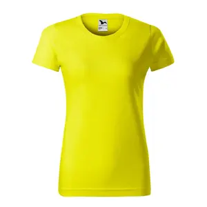 Футболка MALFINI Basic 134 женская, плотность 160 г/м², цвет Lemon, различные размеры