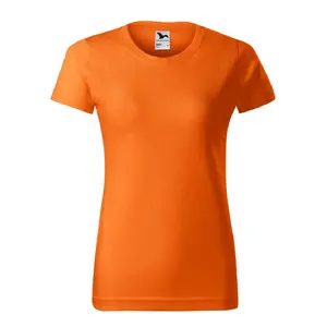 Футболка MALFINI Basic 134 оранжевая, женская, короткий рукав, 160 г/м², размер по этикетке